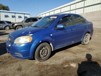  Salvage Chevrolet Aveo