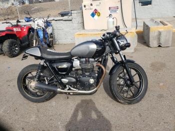  Salvage Triumph Motorcycle Street