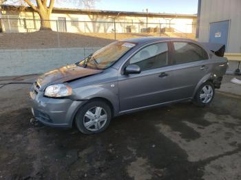  Salvage Chevrolet Aveo