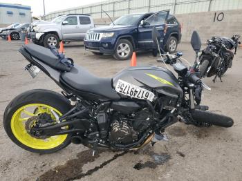  Salvage Yamaha Mt07