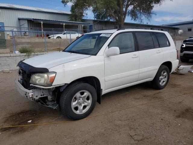  Salvage Toyota Highlander