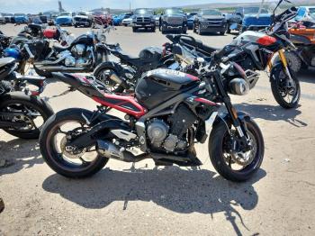  Salvage Triumph Motorcycle Street