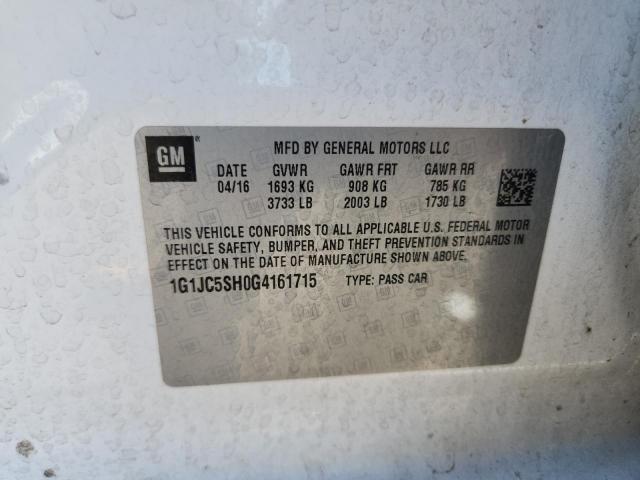 Chevrolet Sonic Lt Image 12