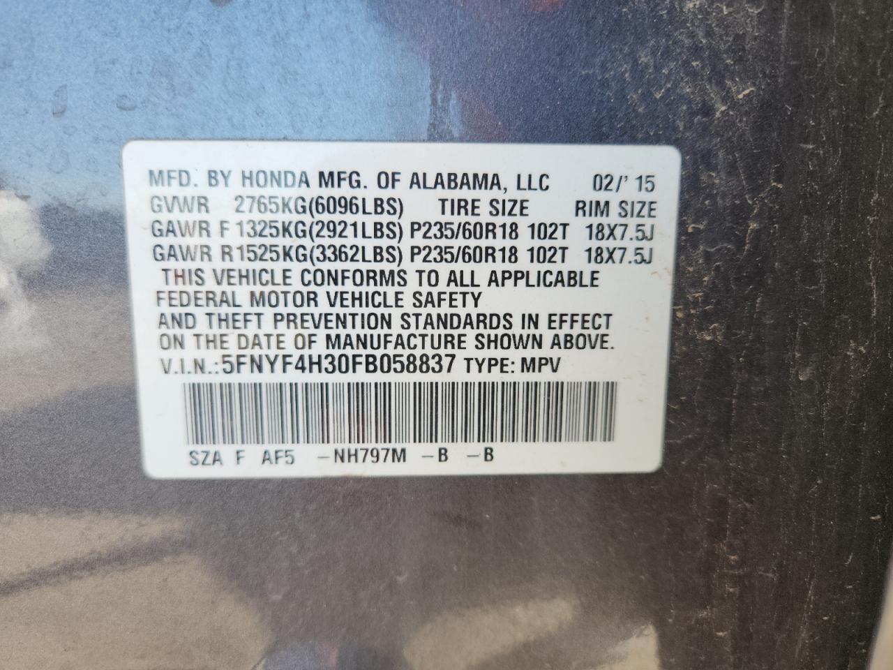 Honda Pilot Se Image 14