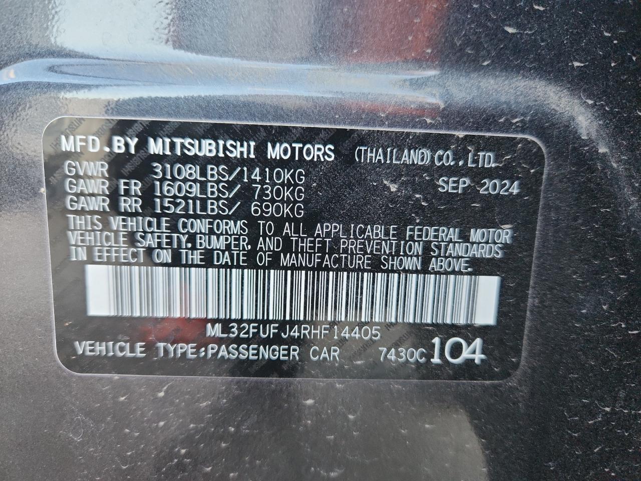 Mitsubishi Mirage G4 Es Image 11