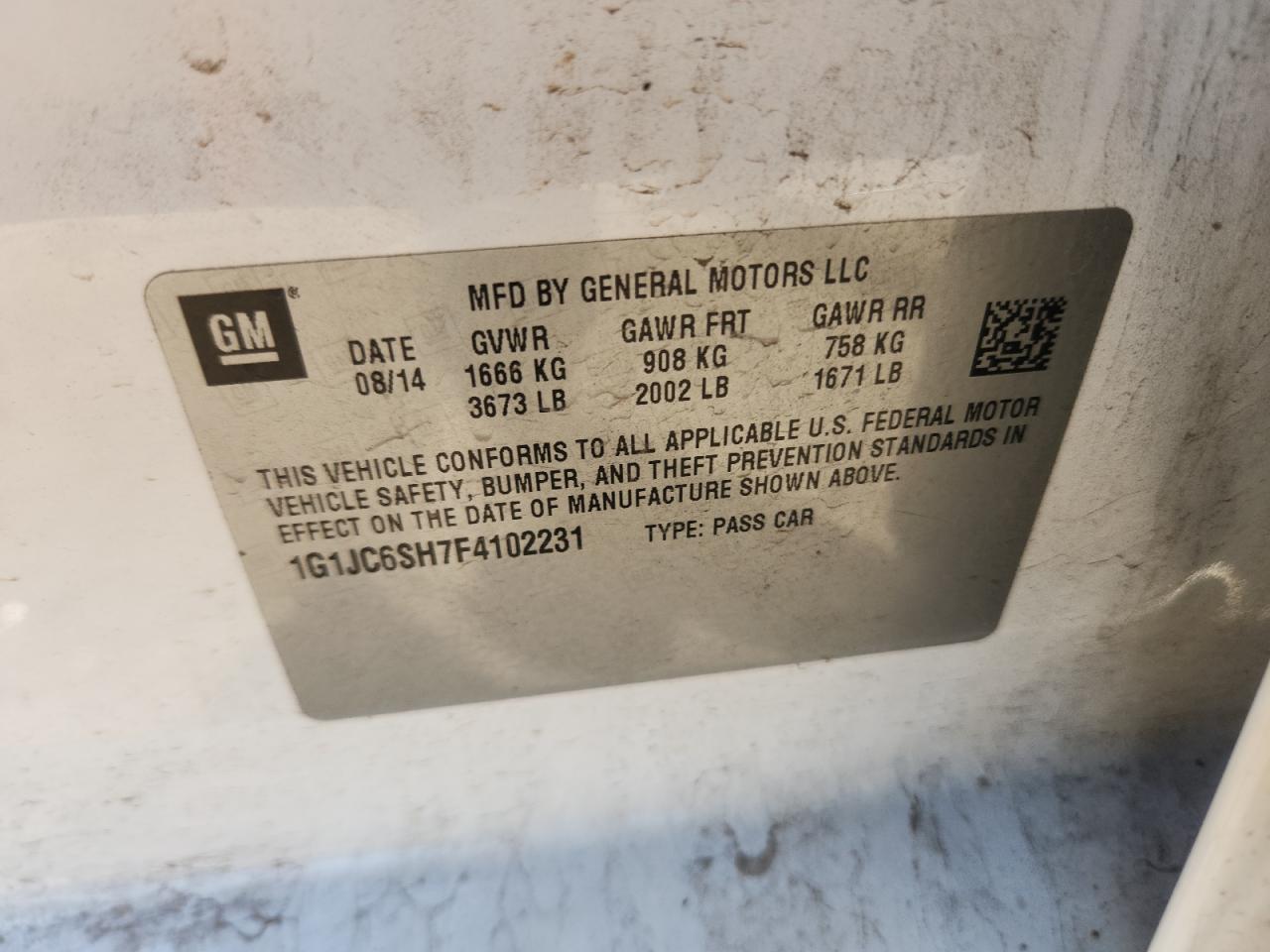 Chevrolet Sonic Lt Image 10