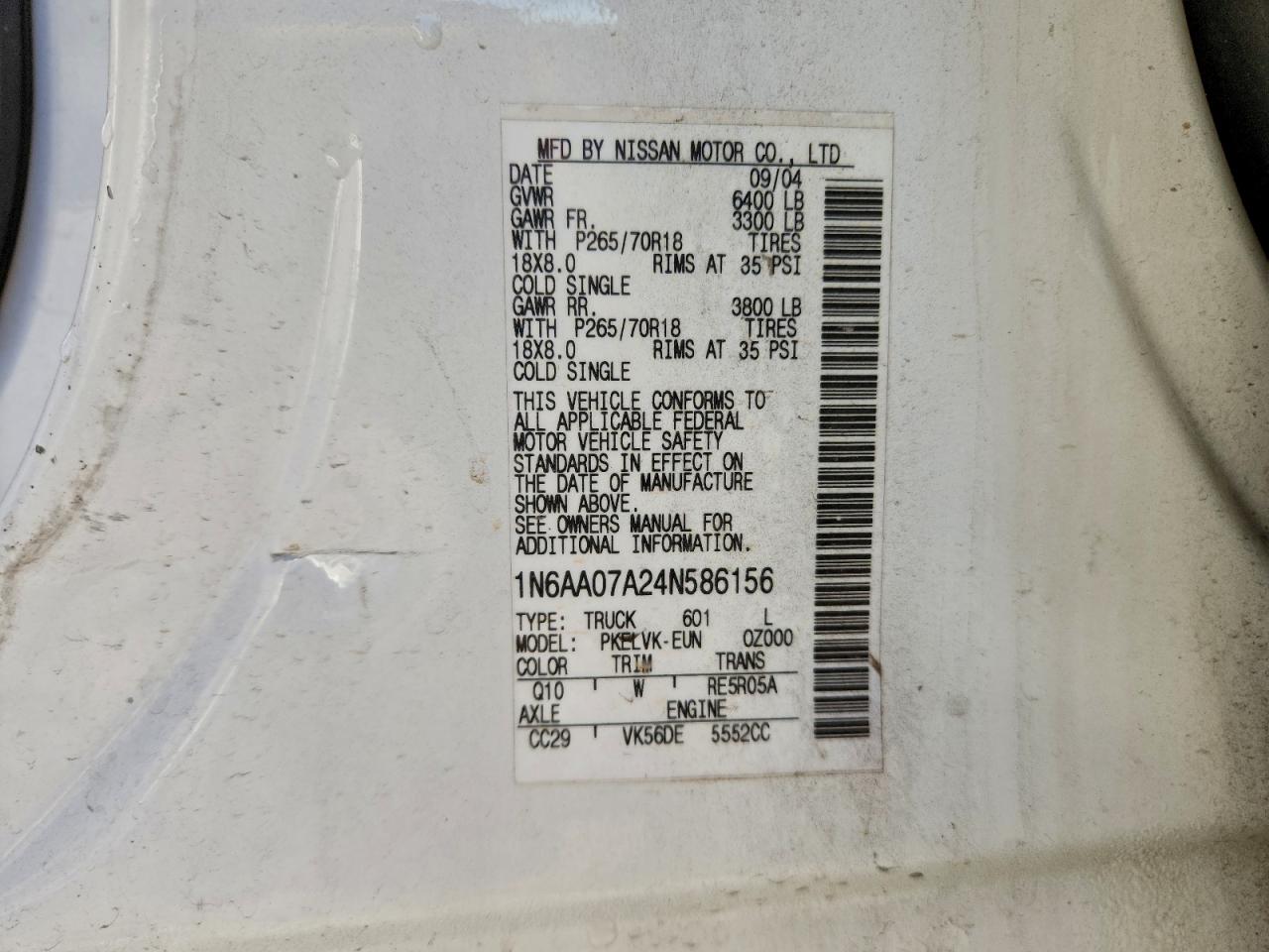 Nissan Titan Xe Image 8