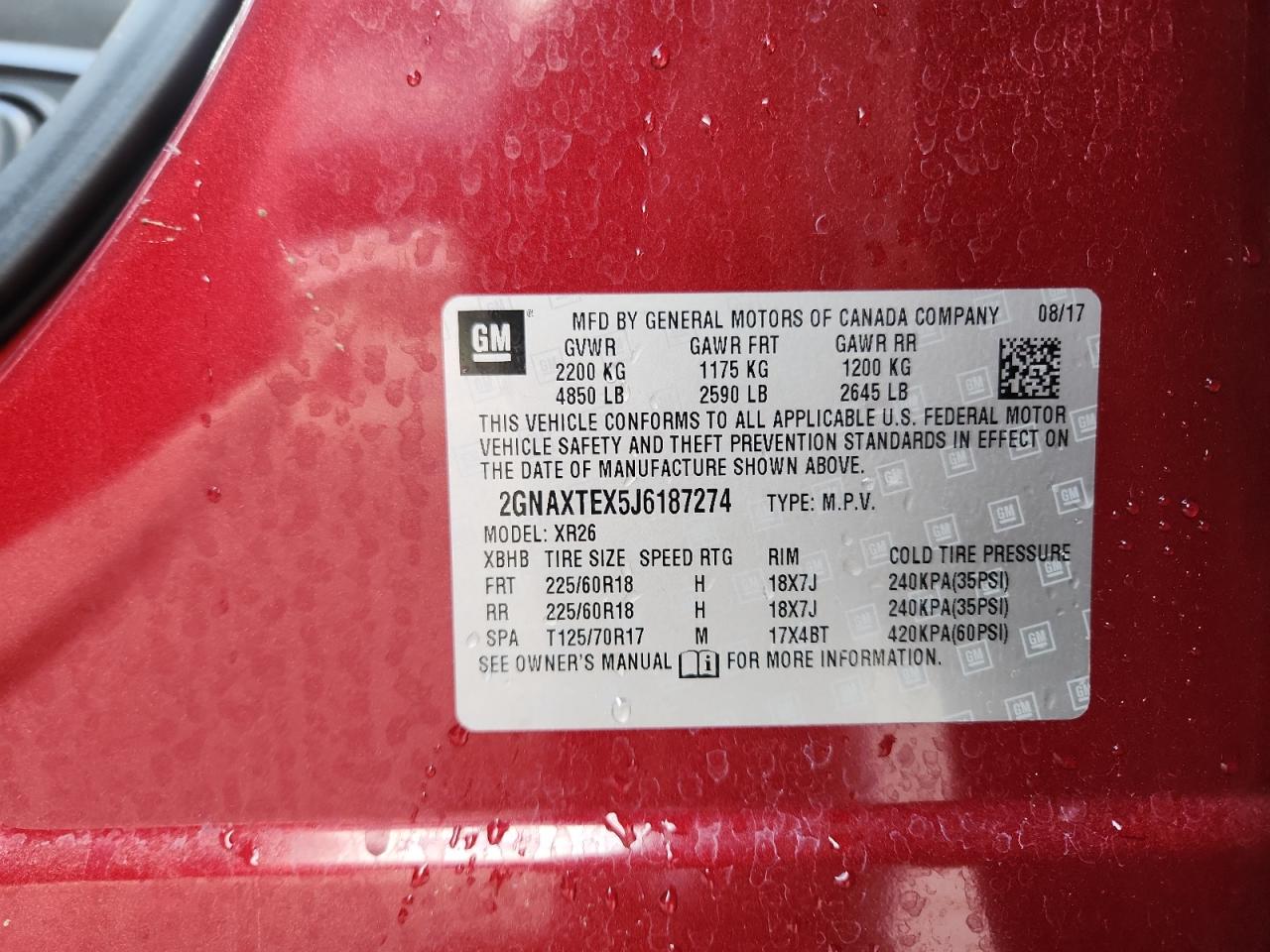 Chevrolet Equinox Lt Image 12