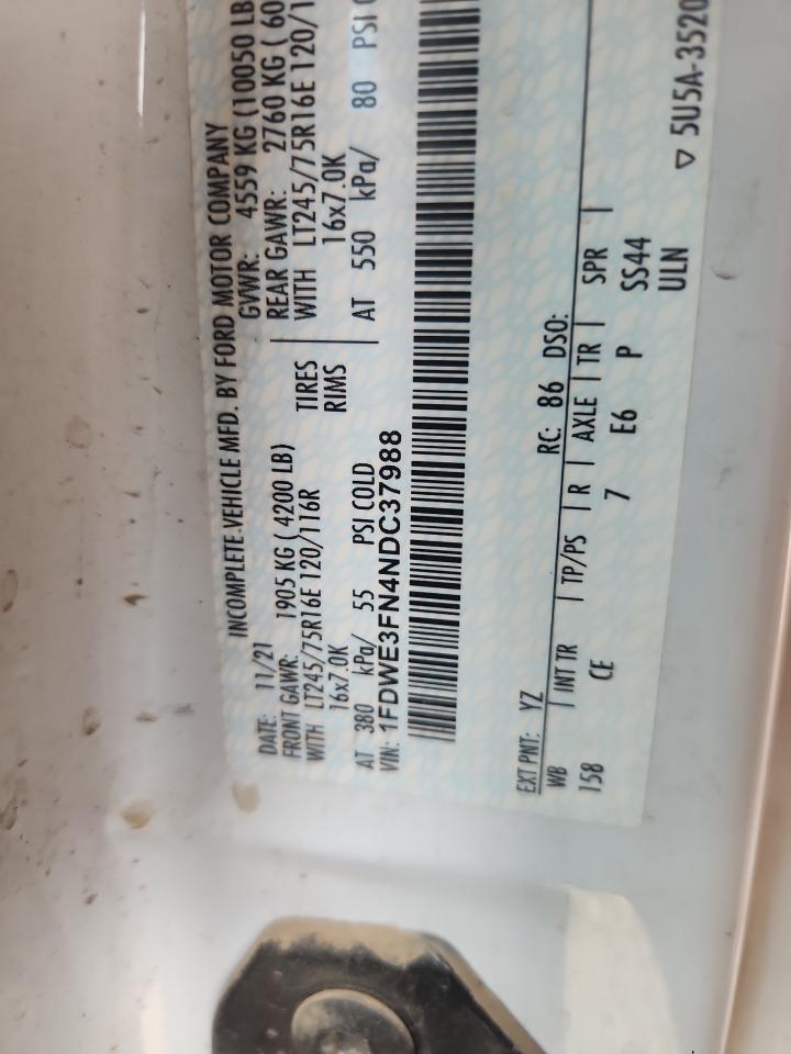 Ford Econoline E350 Super Duty Cutaway Van Image 10