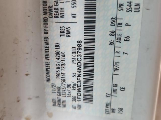 Ford Econoline E350 Super Duty Cutaway Van Image 10