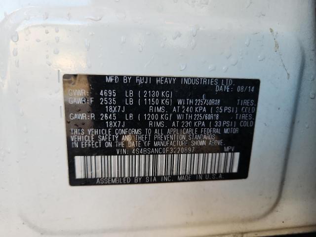 Subaru Outback 2.5i Limited Image 10