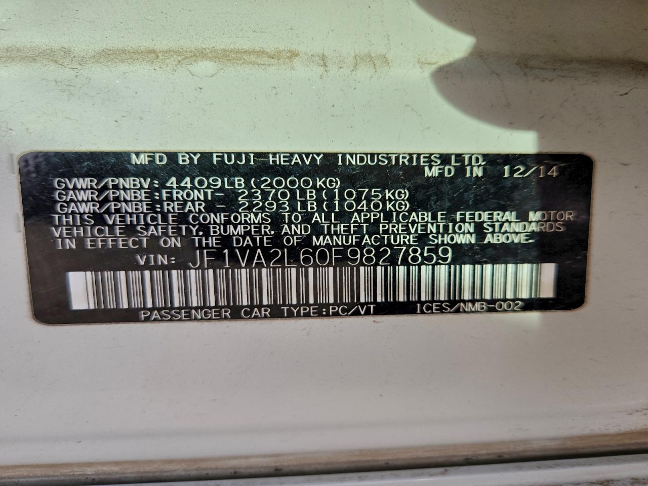 Subaru WRX Sti Image 10